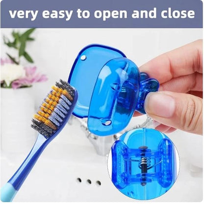 Protector for Bathroom Home Travel Toothbrush Case (Pack of 4)
